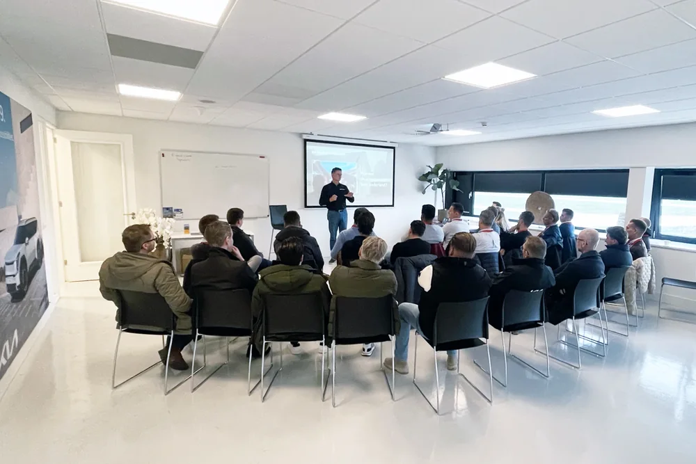 Zakelijke bijeenkomst in het Flight Deck van E-Deck Teuge